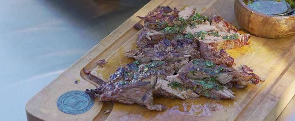 SIRLOIN STEAK WITH CHIMICHURRI