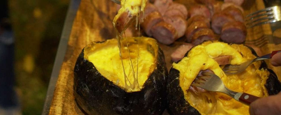 STUFFED PUMPKIN WITH PORK CHORIZOS