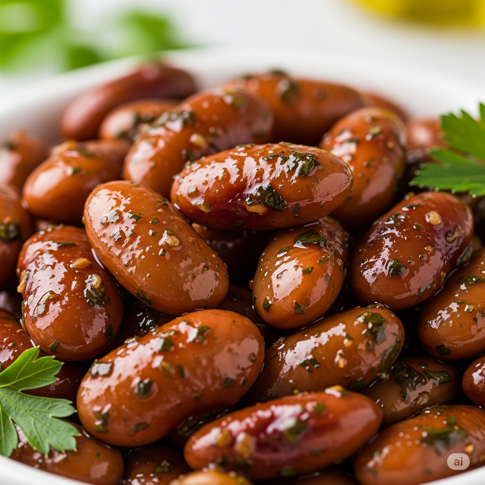 Marinated beans (Porotos en escabeche)