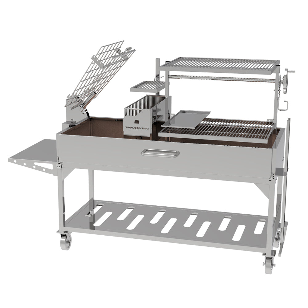 Argentine Extra Large Charcoal & Woodfired Parrilla Grill | BBQ26SS