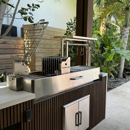 Argentine Santa Maria Wood Fire & Charcoal Gaucho Grill | BBQ08SS