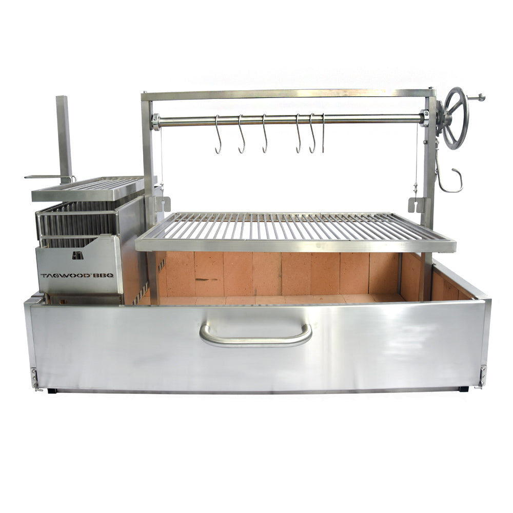 Argentine Charcoal & Woodfired Built-In Parrilla Grill | BBQ25SS