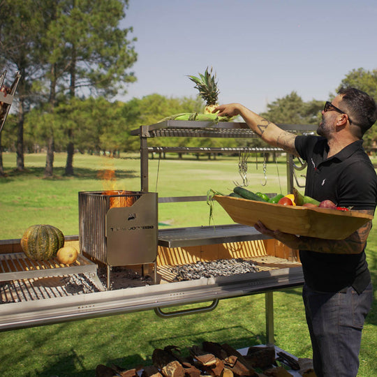 Argentine Extra Large Charcoal & Woodfired Parrilla Grill | BBQ26SS