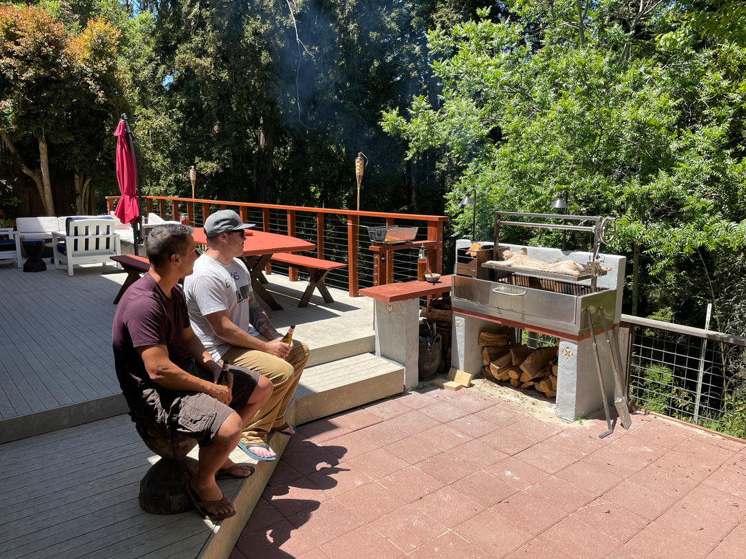 BBQ05SS Santa Maria Argentine Charcoal & Woodfired Parrilla Grill