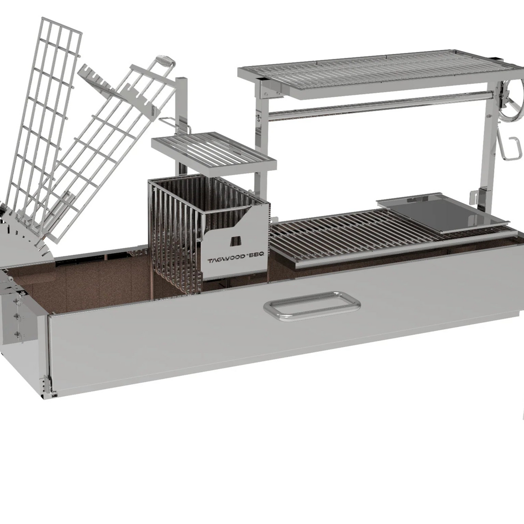 Argentine Santa Maria Wood Fire & Charcoal Gaucho Grill | BBQ08SS