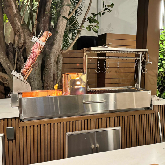 Argentine Santa Maria Wood Fire & Charcoal Gaucho Grill | BBQ08SS