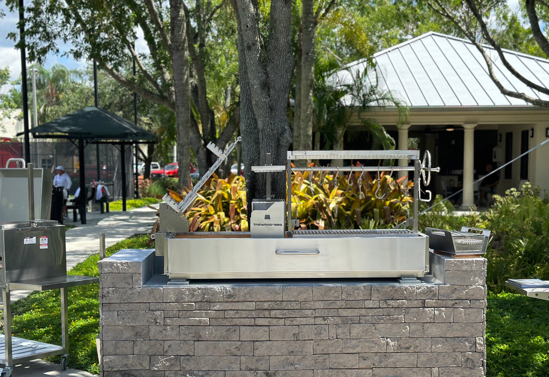 Argentine Santa Maria Wood Fire & Charcoal Gaucho Grill | BBQ08SS