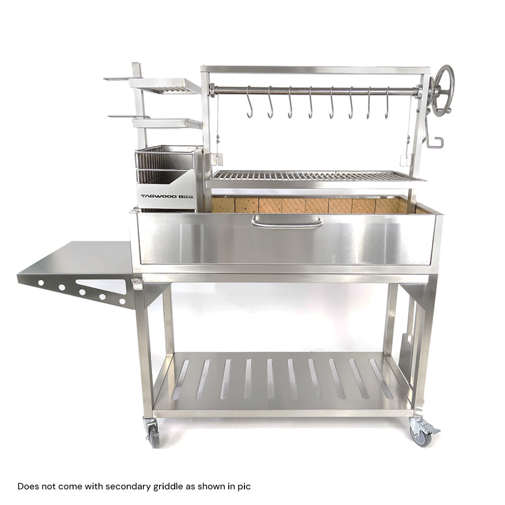 BBQ03SS Argentine Santa Maria Charcoal & Woodfired Parrilla Grill