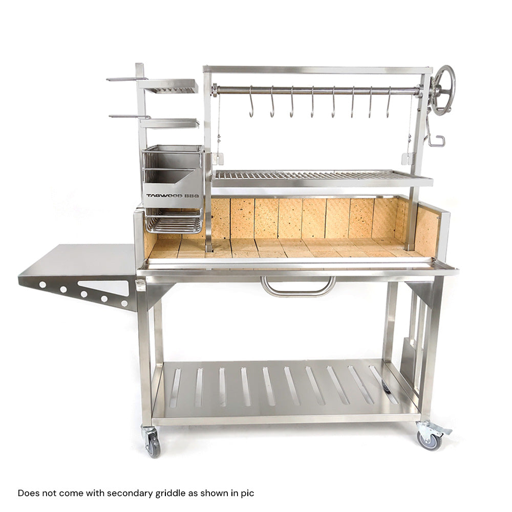 BBQ03SS Argentine Santa Maria Charcoal & Woodfired Parrilla Grill