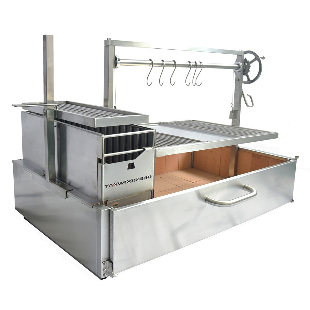 Argentine Charcoal & Woodfired Built-In Parrilla Grill | BBQ25SS