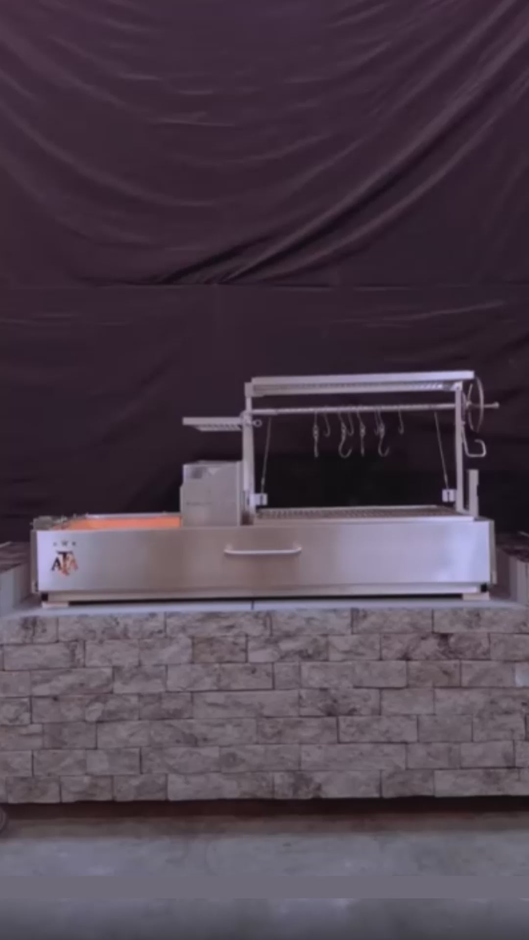 Argentine Santa Maria Charcoal & Woodfired Gaucho Grill | BBQ28SS