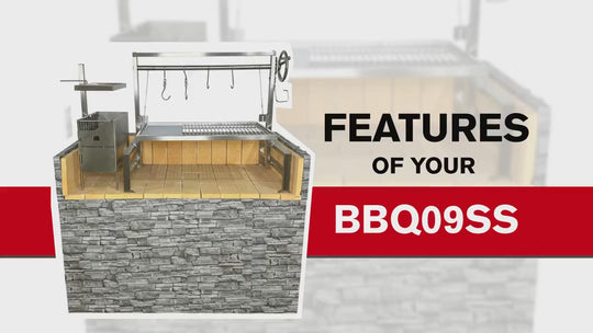 Tagwood BBQ09SS Insert-Style Argentine Parrilla Grill