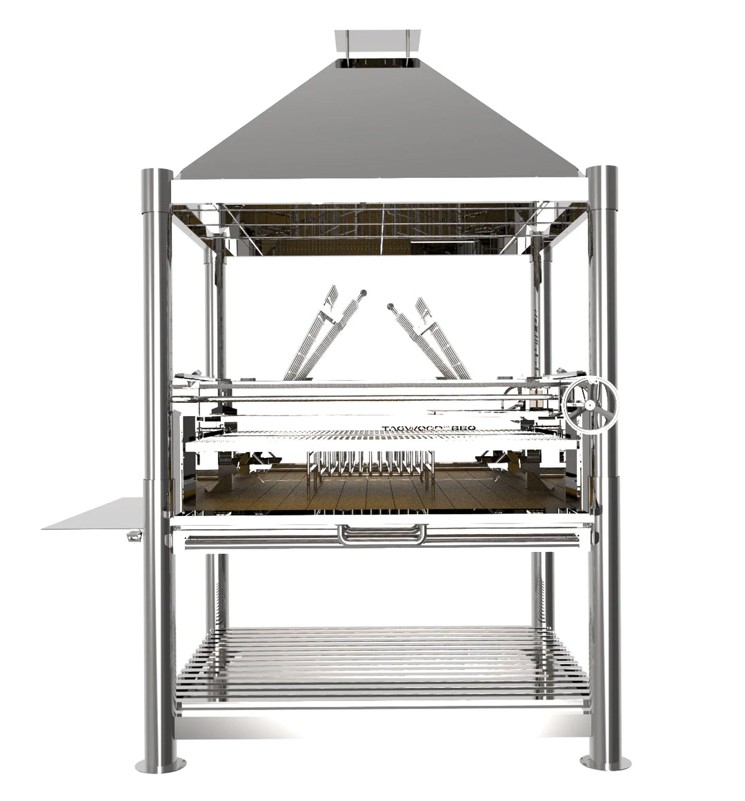 Tagwood BBQ22SS XL Argentine Charcoal Woodfired Parrilla Grill