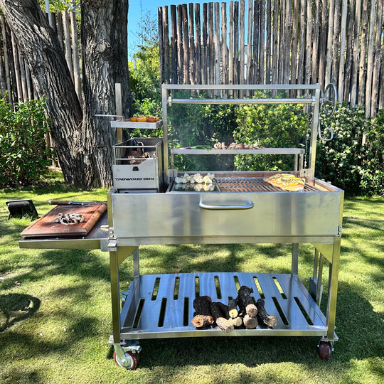 Tagwood BBQ23SS XL Argentine Charcoal & Woodfired Parrilla Grill