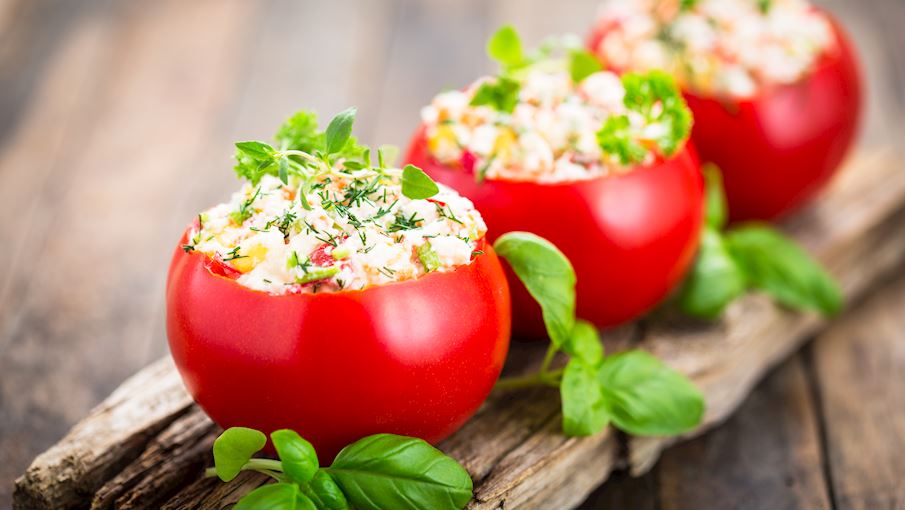 Tomates Rellenos (Argentina Stuffed Tomatoes)