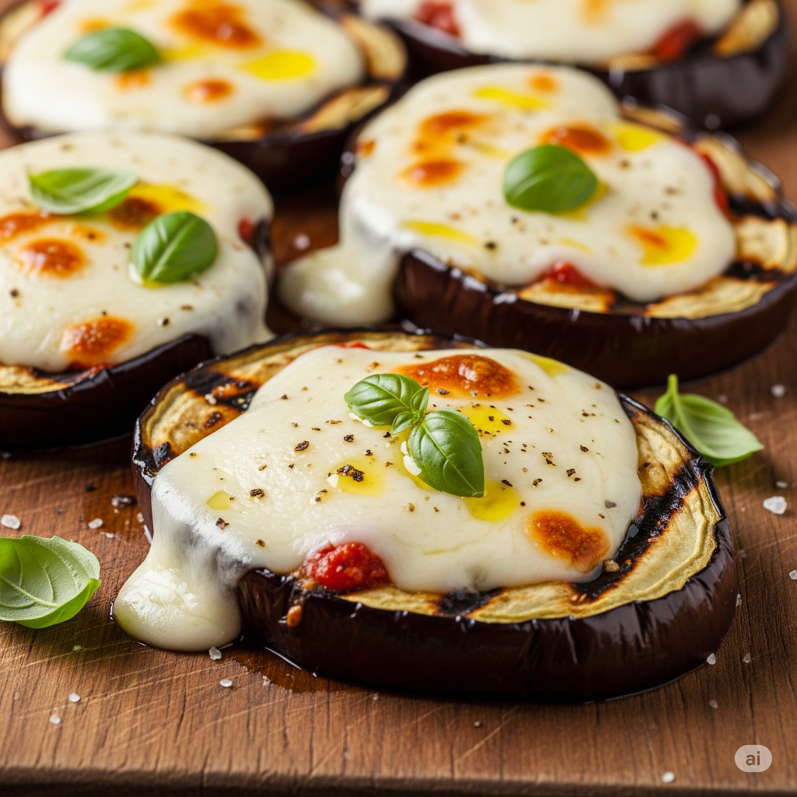 Eggplants with cheese appetizer (Berenjenas con queso)