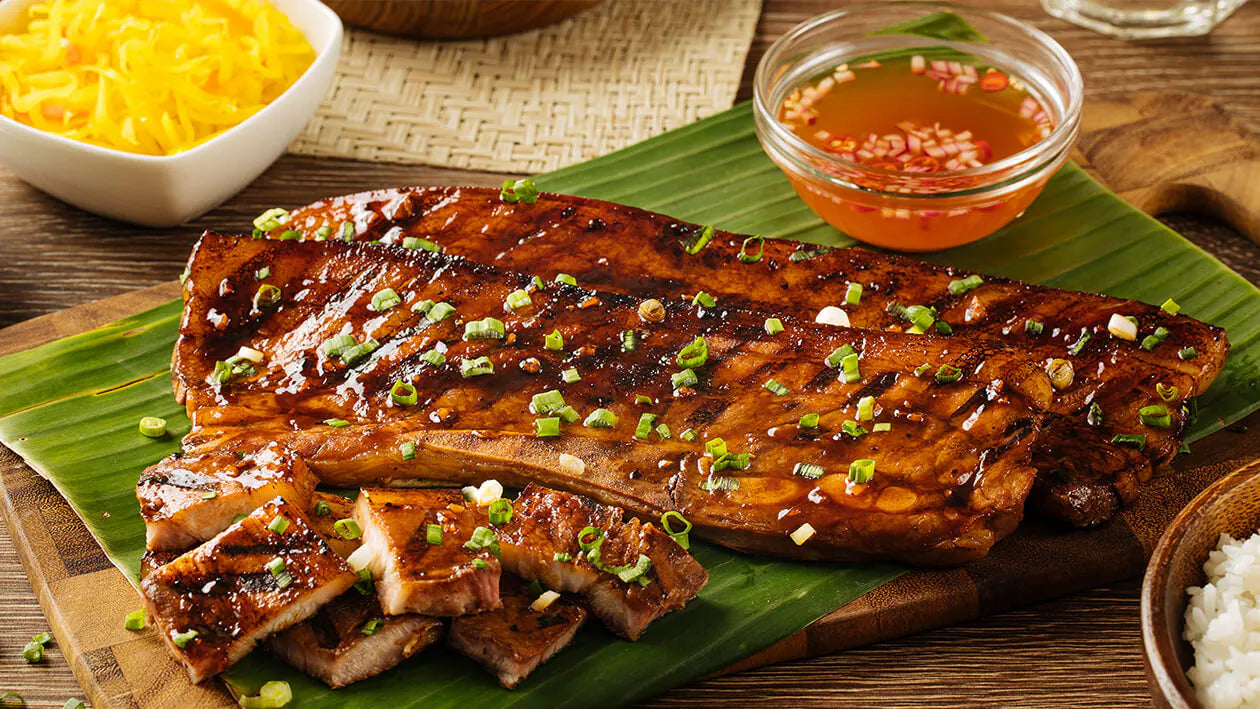Pan Grilled Liempo