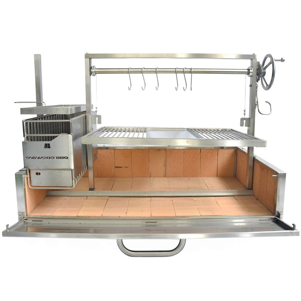 Tagwood Argentine Wood Fire & Charcoal Built-In Grill | BBQ25SS