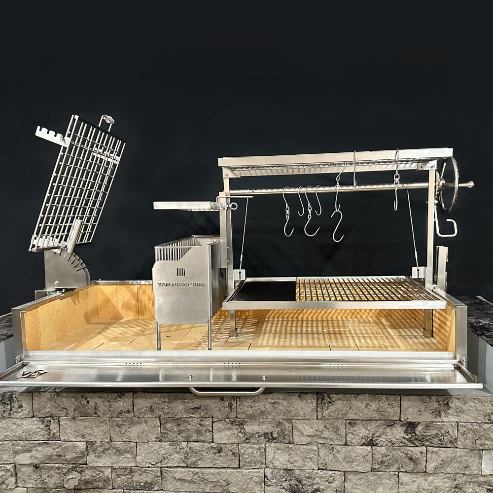 Tagwood BBQ Argentine Santa Maria Wood Fire & Charcoal Gaucho Grill | BBQ28SS
