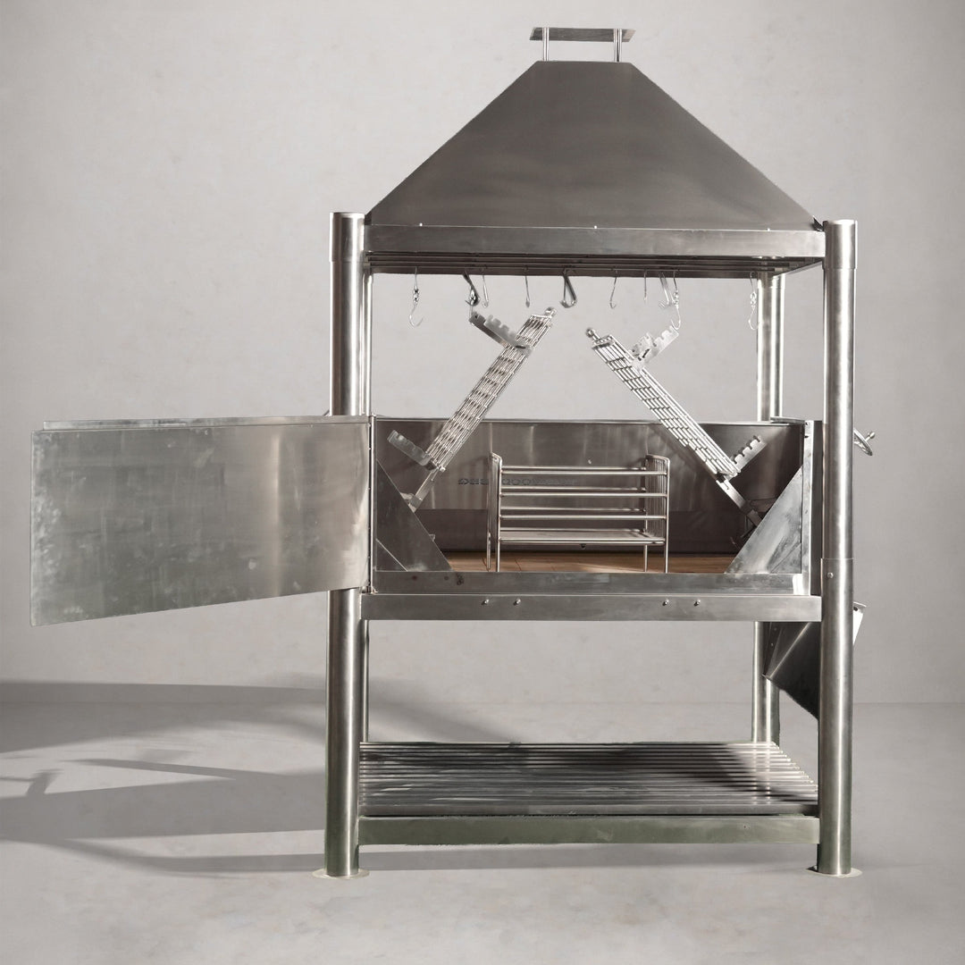 Tagwood BBQ22SS XL Argentine Charcoal & Woodfired Parrilla Grill