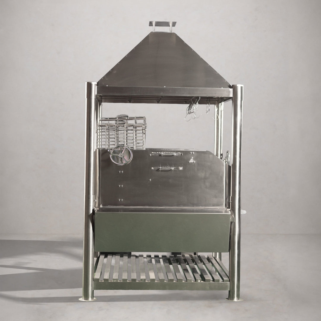 Tagwood BBQ22SS XL Argentine Charcoal & Woodfired Parrilla Grill