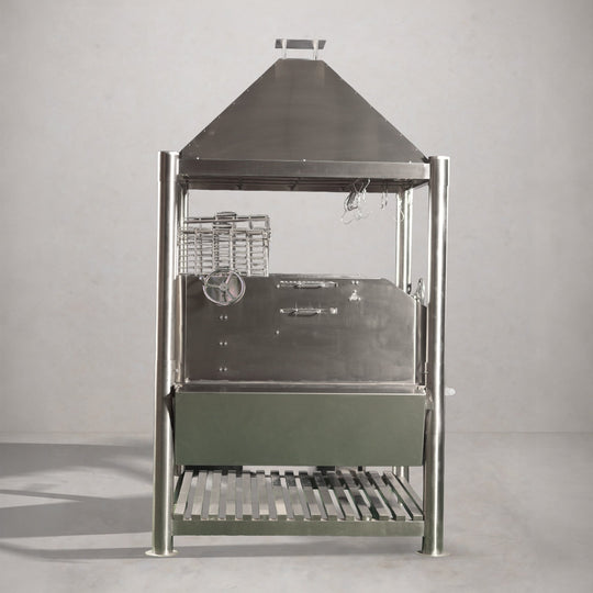 Tagwood BBQ22SS XL Argentine Charcoal & Woodfired Parrilla Grill