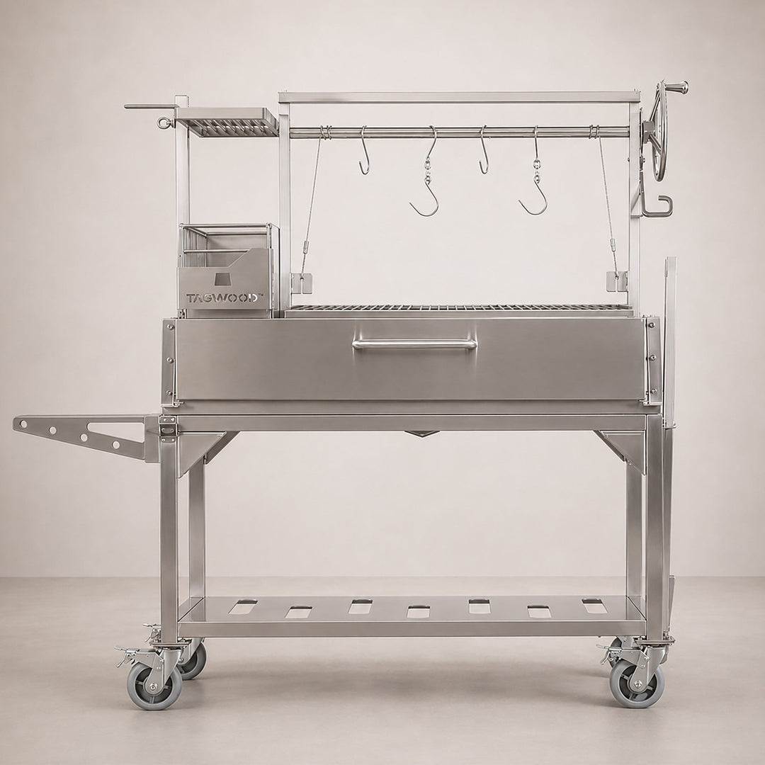 Tagwood BBQ23SS XL Argentine Charcoal & Woodfired Parrilla Grill