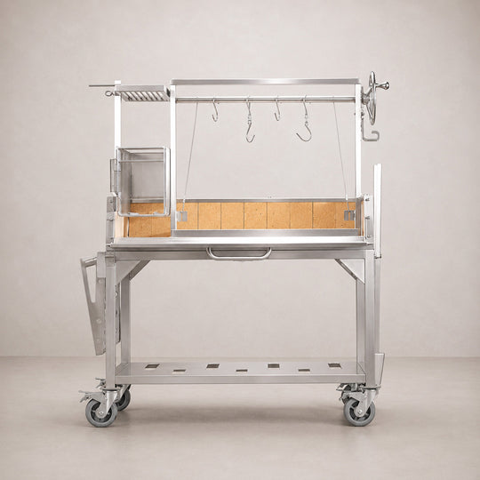 Tagwood BBQ23SS XL Argentine Charcoal & Woodfired Parrilla Grill