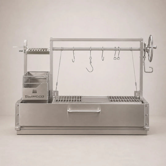 Argentine Charcoal & Woodfired Built-In Parrilla Grill | BBQ25SS