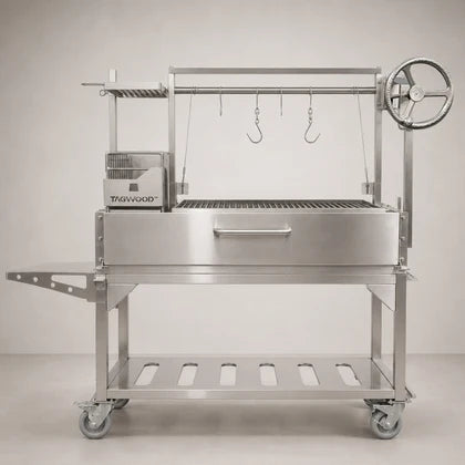 BBQ03SS Argentine Santa Maria Charcoal & Woodfired Parrilla Grill