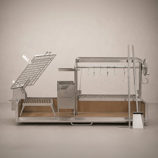 Argentine Santa Maria Charcoal & Woodfired Gaucho Grill | BBQ28SS