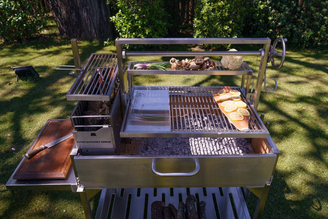 Tagwood BBQ23SS XL Argentine Charcoal & Woodfired Parrilla Grill