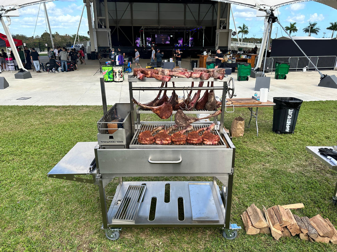 Tagwood BBQ23SS XL Argentine Charcoal & Woodfired Parrilla Grill