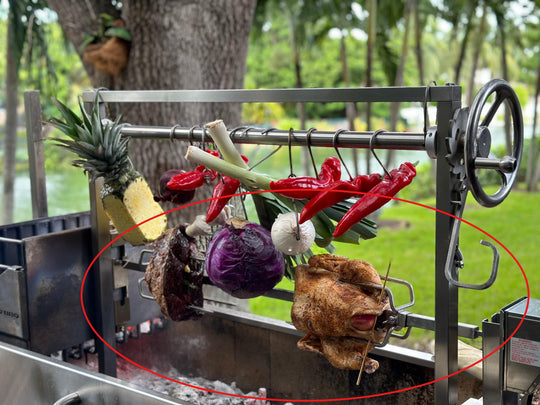 Tagwood BBQ50SS Stainless Steel Rotisserie Kit