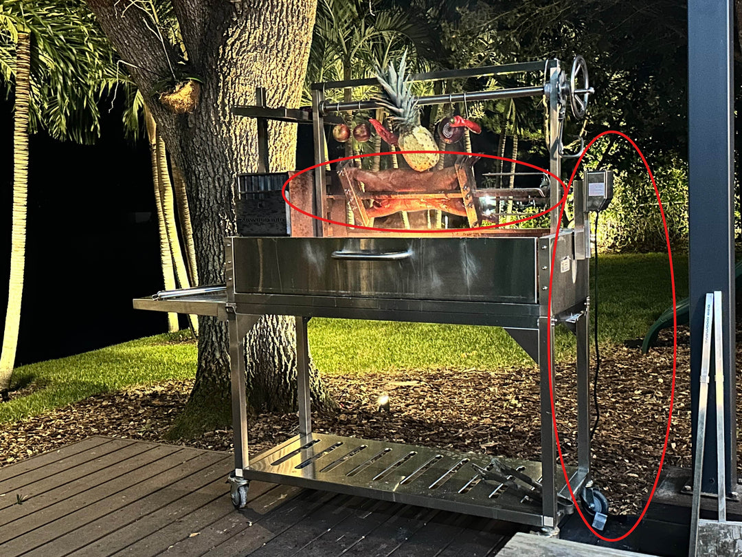 Tagwood BBQ50SS Stainless Steel Rotisserie Kit