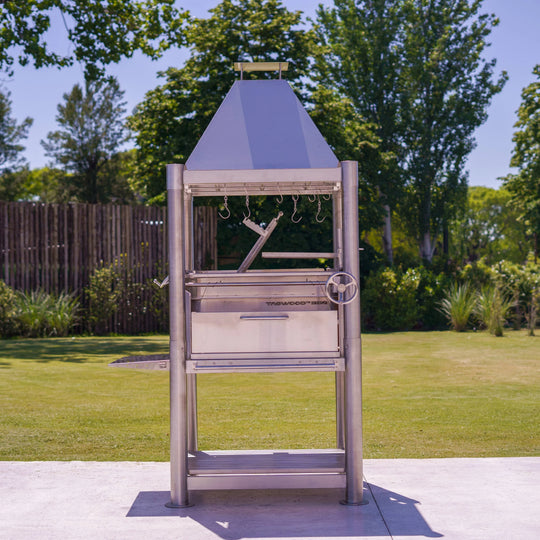 Tagwood BBQ02SS Argentine Charcoal & Woodfired Parrilla Grill