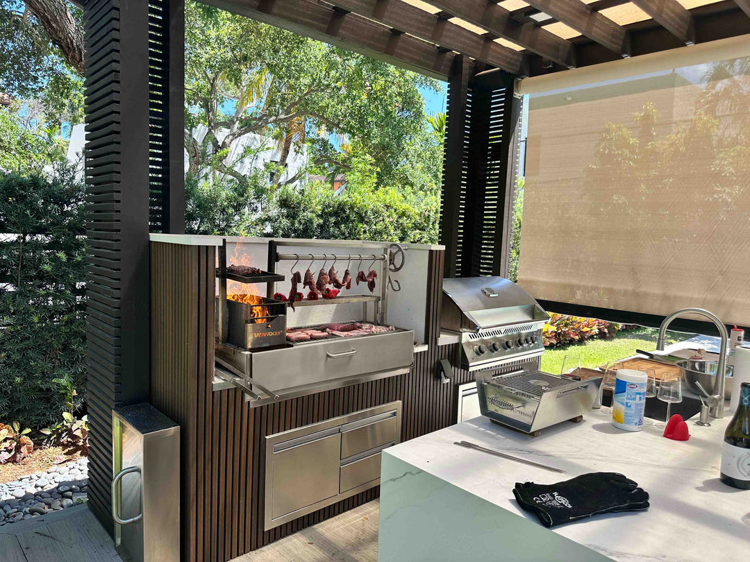 BBQ05SS Santa Maria Argentine Charcoal & Woodfired Parrilla Grill