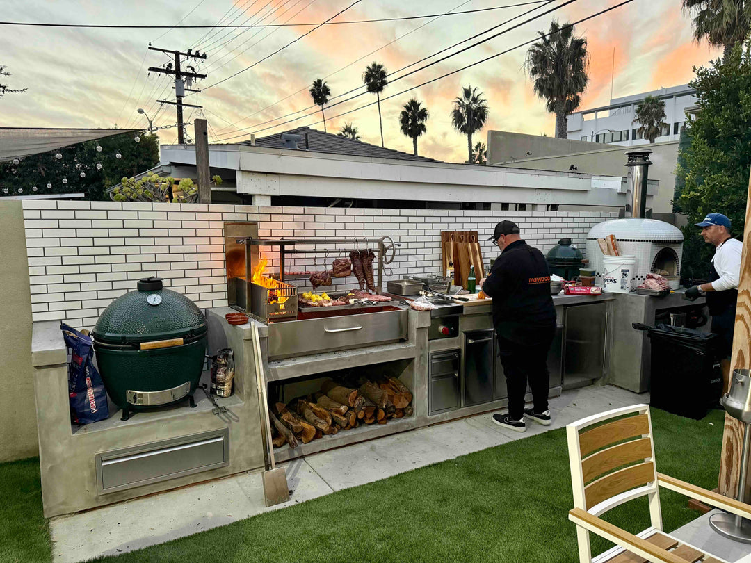 Argentine Charcoal & Woodfired Built-In Parrilla Grill | BBQ25SS