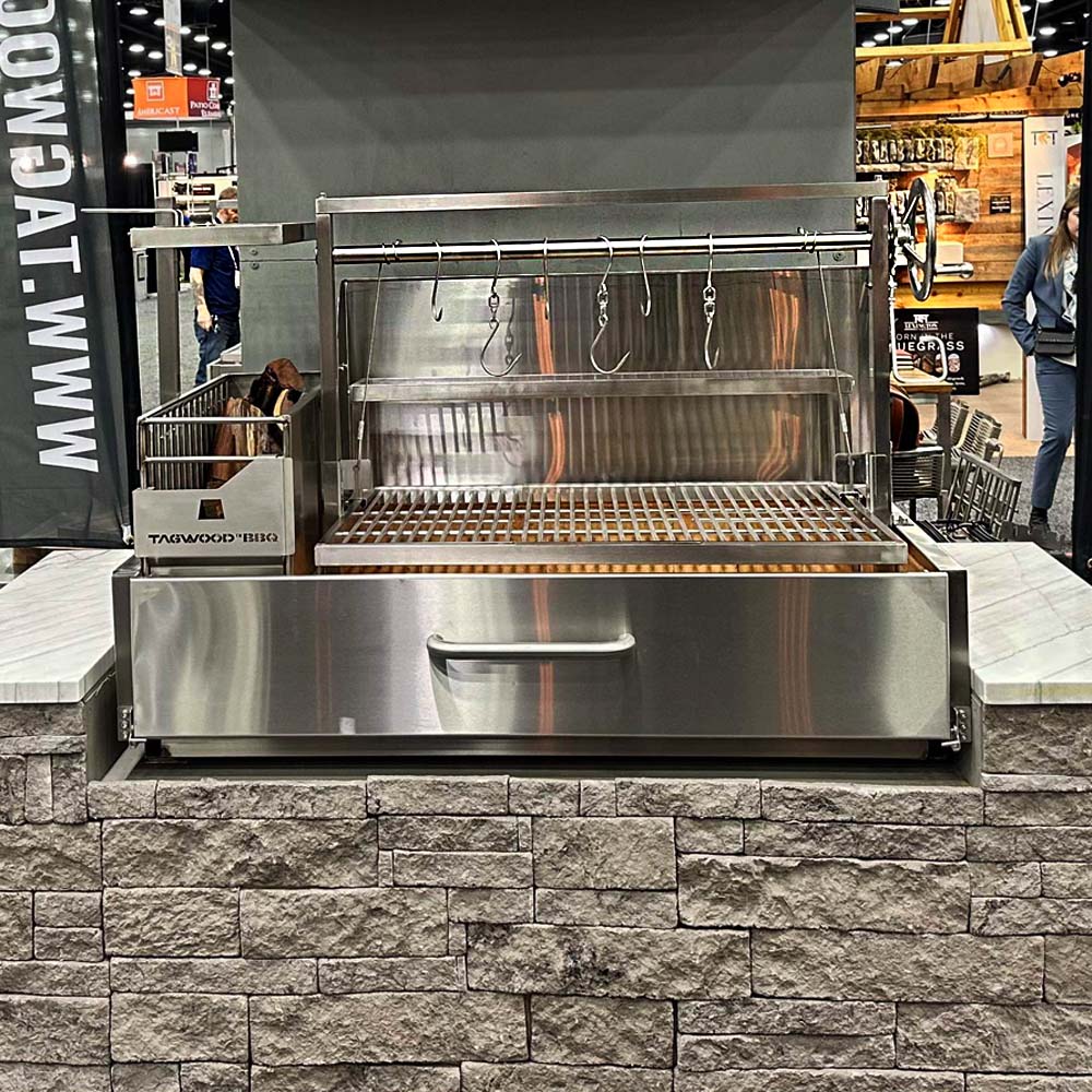 Tagwood Argentine Wood Fire & Charcoal Built-In Grill | BBQ25SS