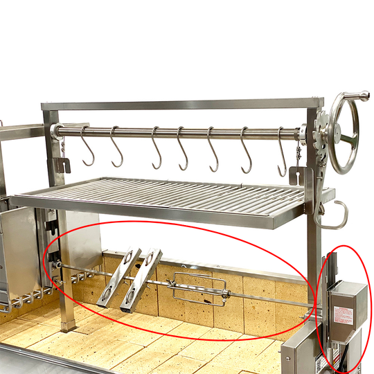 Tagwood BBQ50SS Stainless Steel Rotisserie Kit