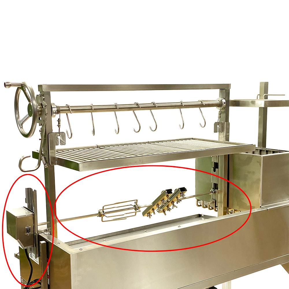 Tagwood BBQ50SS Stainless Steel Rotisserie Kit
