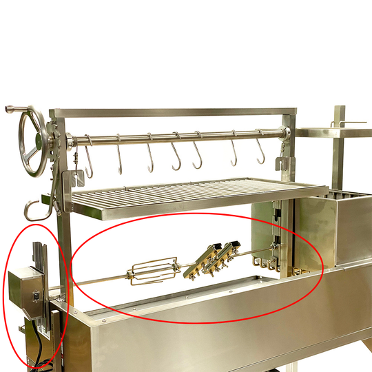 Tagwood BBQ50SS Stainless Steel Rotisserie Kit