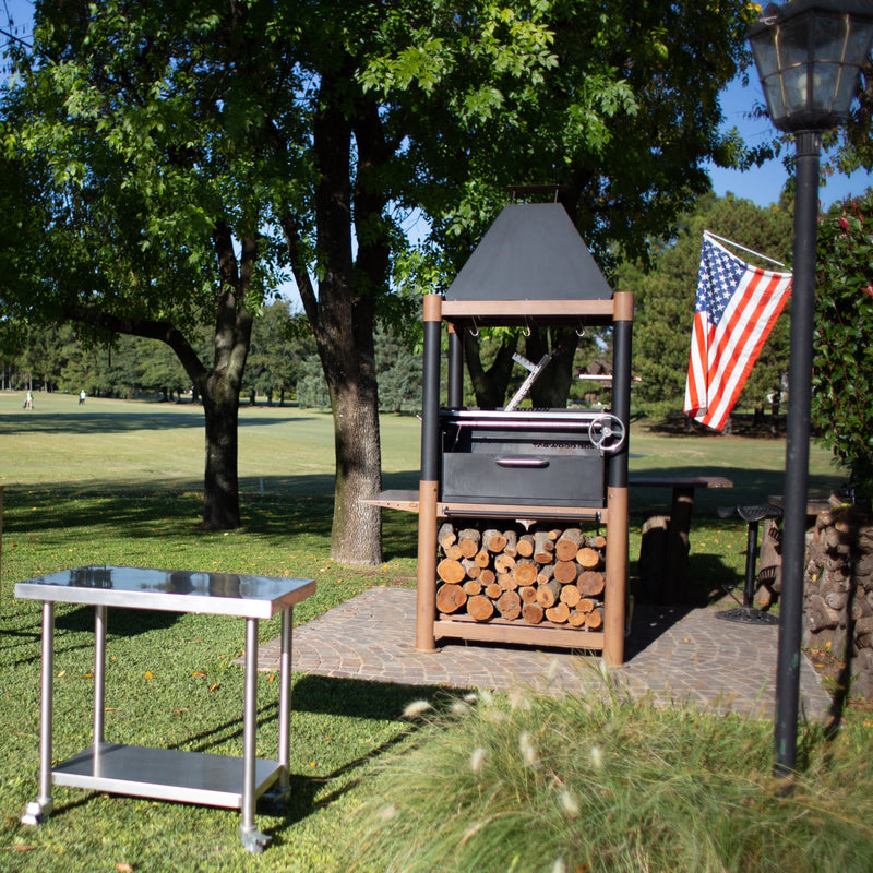 Load image into Gallery viewer, Tagwood BBQ Argentine Wood Fire &amp; Charcoal Grill | BBQ02SI
