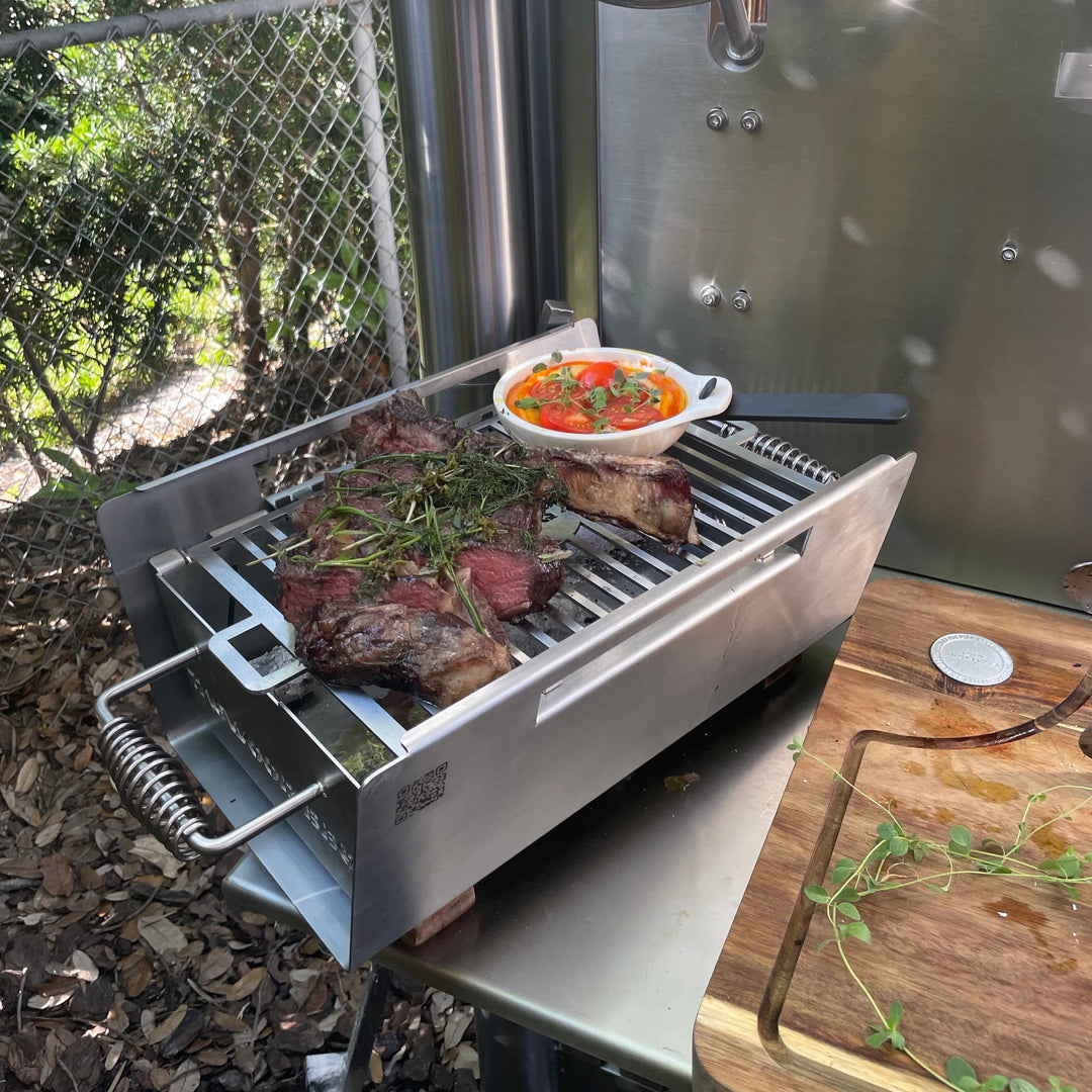 Tagwood BBQ07SS Table Top Warming Brazier